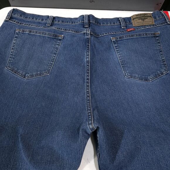 Bootcut High Rise Jeans 46x30 Mens Relaxed Fit Stretch Comfort Med Wash Western - Picture 12 of 16